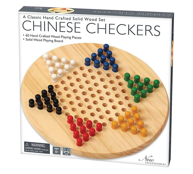Chinese Checkers: Wooden (11.5 inch) Profile Image