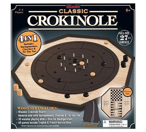 Classic Crokinole (27inch): 4 in 1 Profile Image