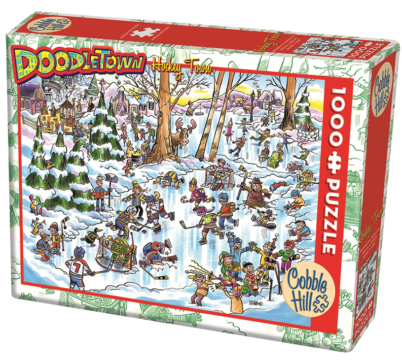 Puzzle 1000: DoodleTown: Hockey Town Profile Image