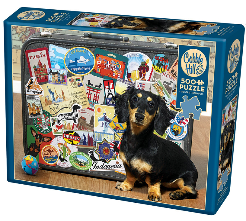 Puzzle 500: Dachshund 'Round the World Profile Image