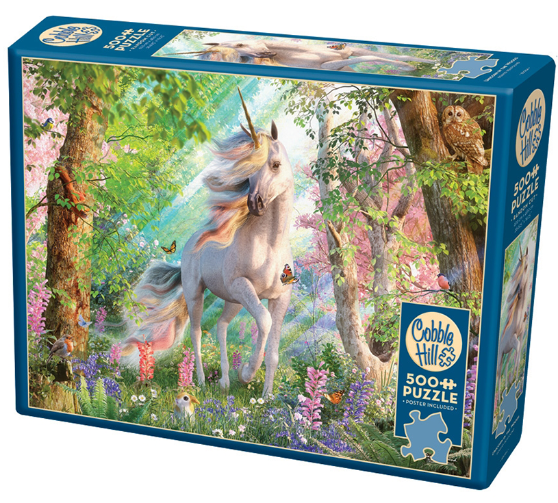 Puzzle 500: Unicorn in the Woods Profile Image