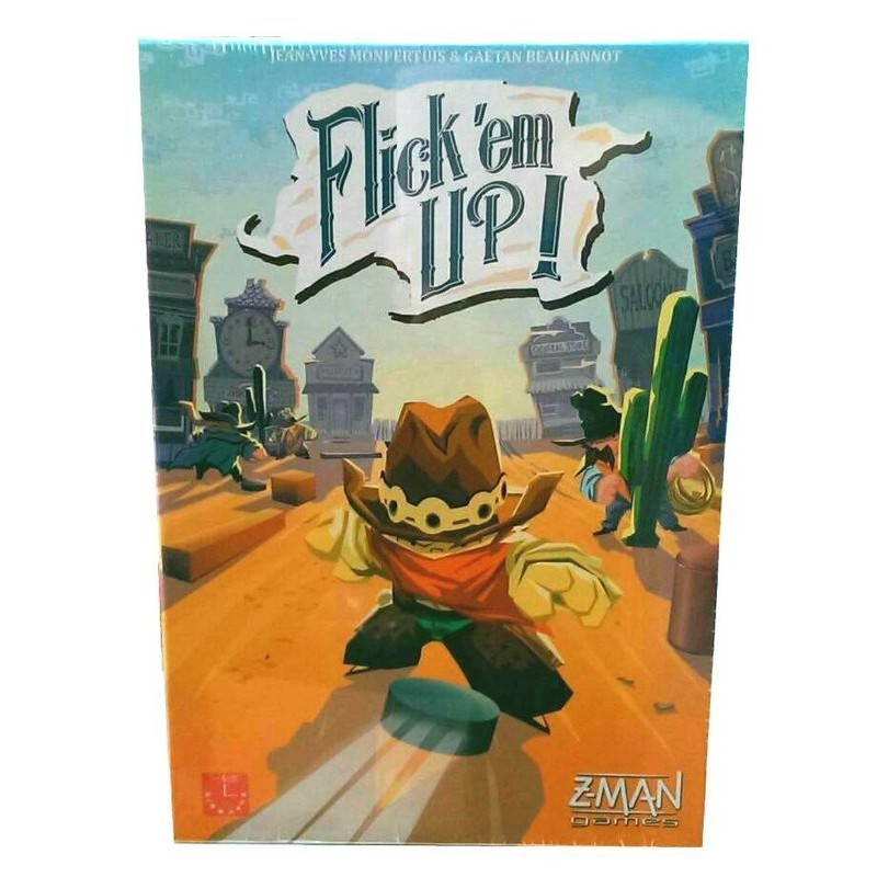 【桌遊老爹】原價1350 Flick'em Up 荒野大彈客(受潮)