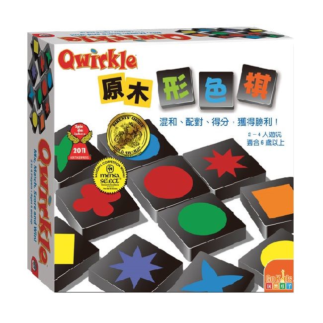 【桌遊老爹】原木形色棋 Qwirkle 正版 24H出