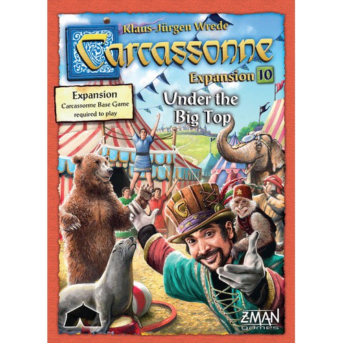 【桌遊老爹】Carcassonne:Manege frei 卡卡頌2.0馬戲團擴 德文版