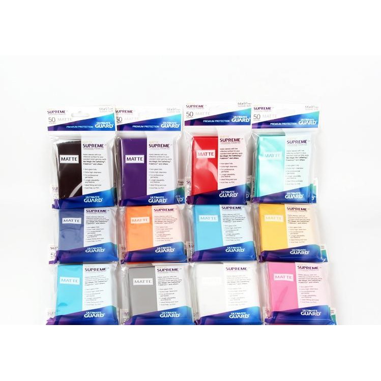 【桌遊老爹】UGD磨砂卡套內含50張 買兩包會變成100張喔!