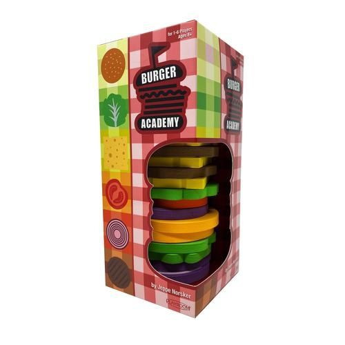 【桌遊老爹】原價520 漢堡學院 Burger Academy   可愛造型積木