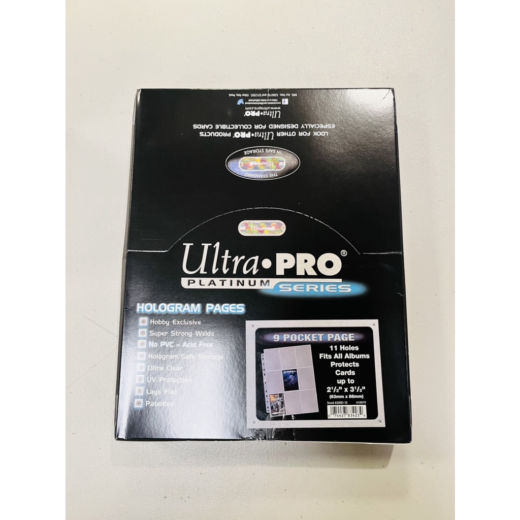 【桌遊老爹】Ultra Pro 9格補充內頁 九格 收集冊 卡冊 ( 寶可夢、遊戲王、魔法風雲會 卡牌遊戲 )