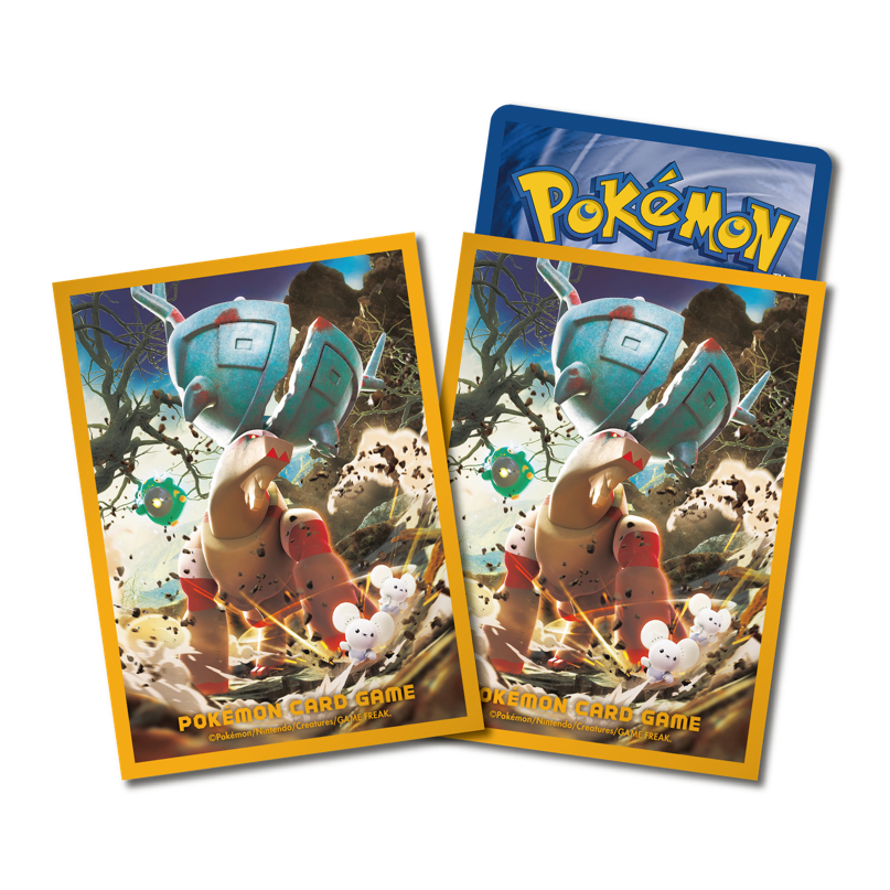 【桌遊老爹】Pokemon 寶可夢造型卡套 古鼎鹿 PTCG 牌套 卡套 一套64入
