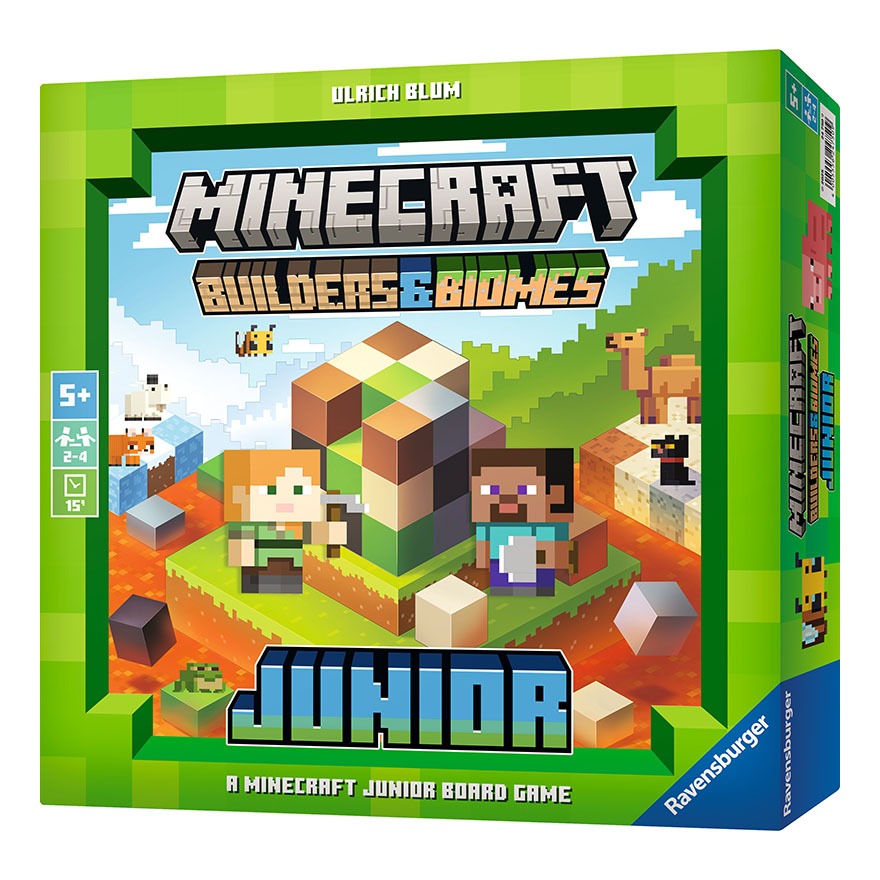 【桌遊老爹】當個創世神兒童版 MINECRAFT: BUILDERS & BIOMES JUNIOR