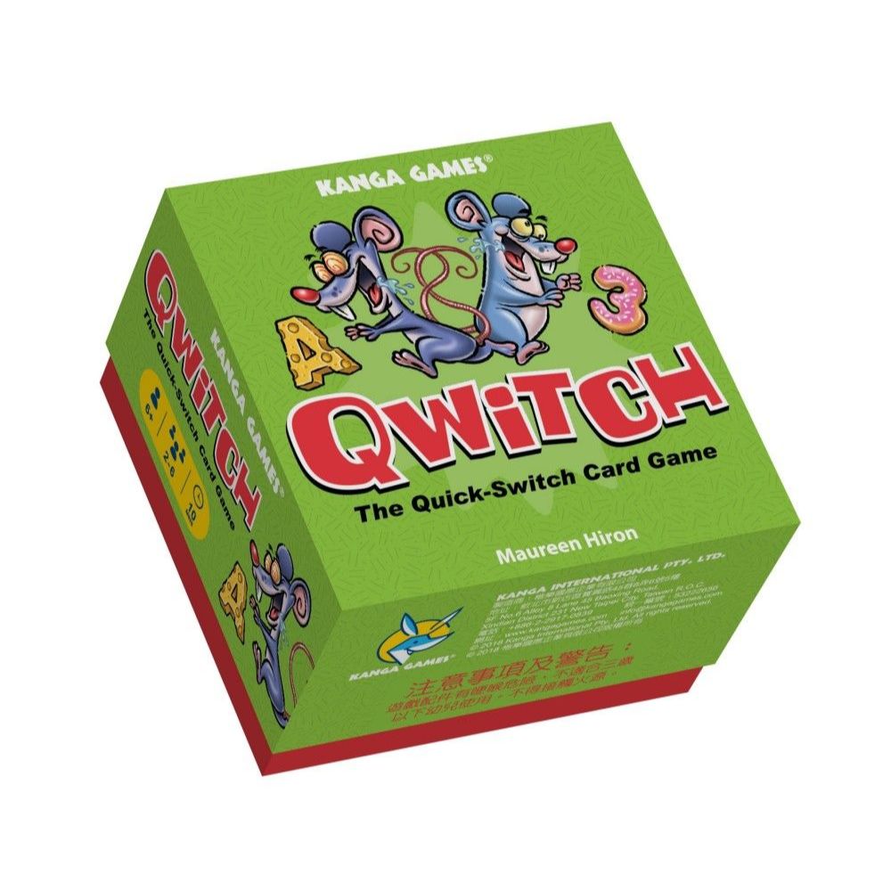 【桌遊老爹】快可鼠 Qwitch