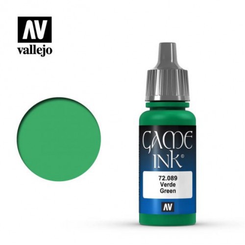 【桌遊老爹】Acrylicos Vallejo - 綠色墨水 Green Ink - 72089