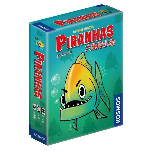 【桌遊老爹】原價350 Piranhas 大魚吃小魚 中文版