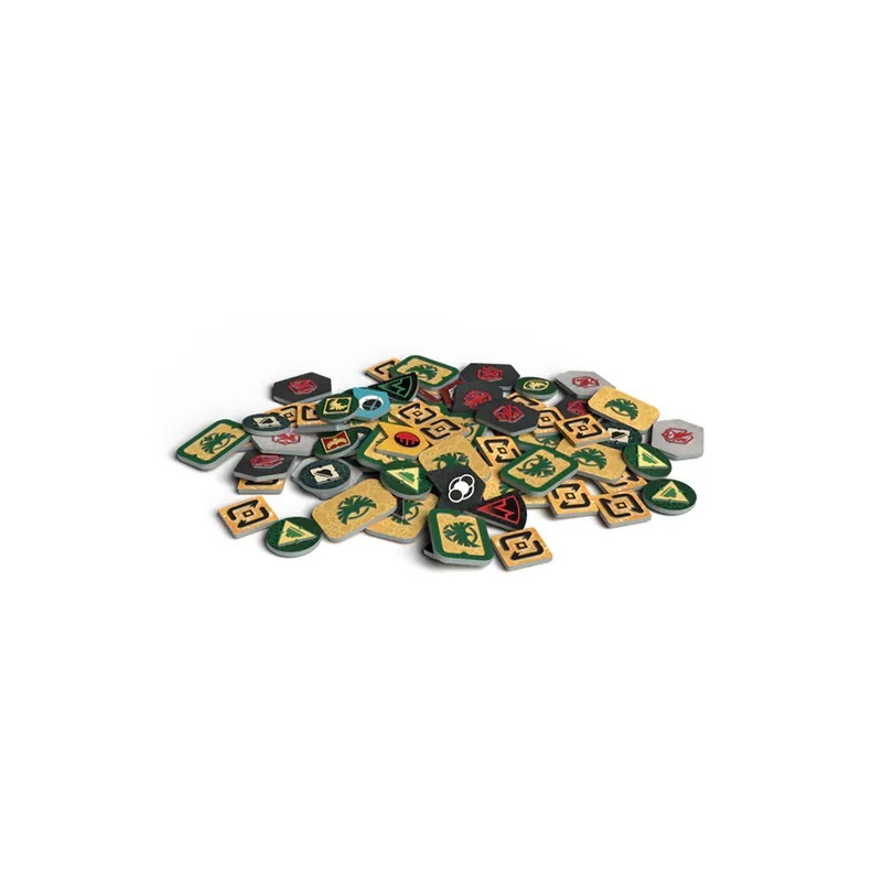 【桌遊老爹】沙丘：厄拉科斯之戰－塑膠雕刻標記 升級包