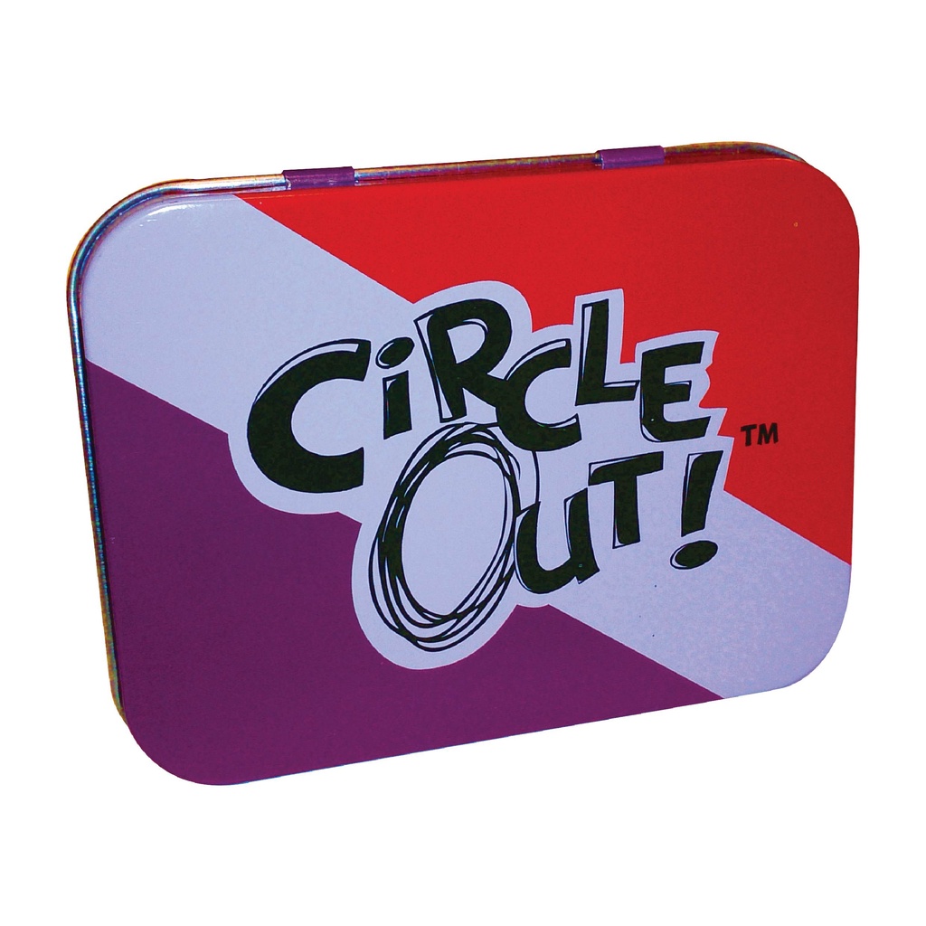 【桌遊老爹】⚡現貨24H出⚡ 原價390  彩色圈圈 Circle Out! 鐵盒版 繞出去 家庭 正版繁