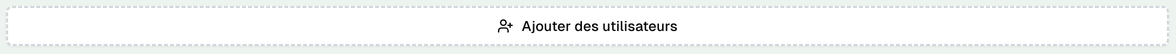 Bouton Ajouter des utilisateurs