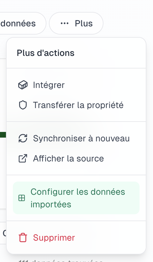Bouton Éditer la source