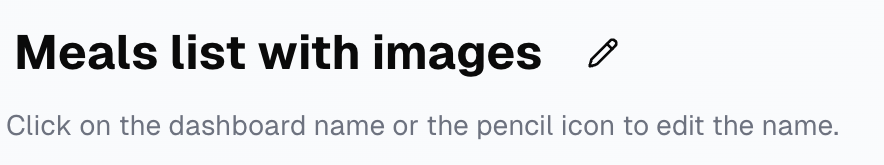Pencil icon next to the title