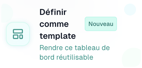 Option Définir comme modèle