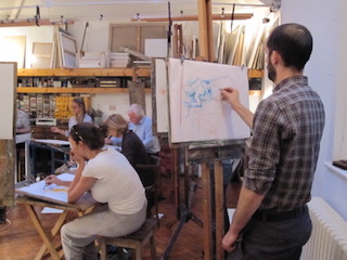 studio life drawing