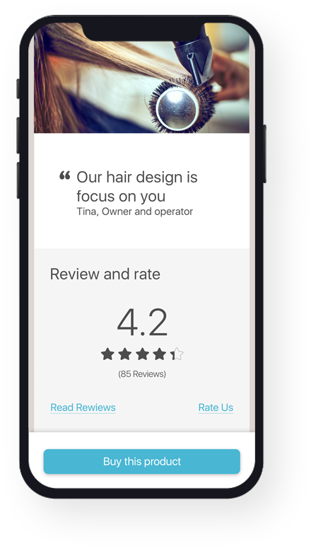 Customers' review app