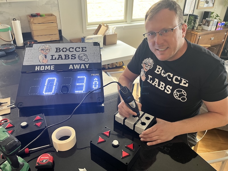 How We Hacked a Baseball Scoreboard for Bocce