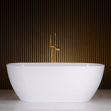 Freestanding Tub – Non-Jetted Water Heated Eclipse-SM73WHC Center