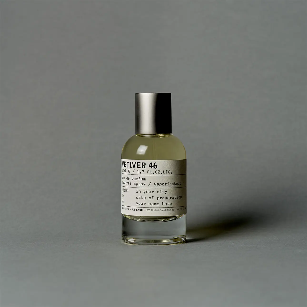 VETIVER 46 | Eau De Parfum | Le Labo FragrancesCookies ButtonBack ButtonSearch IconFilter Icon