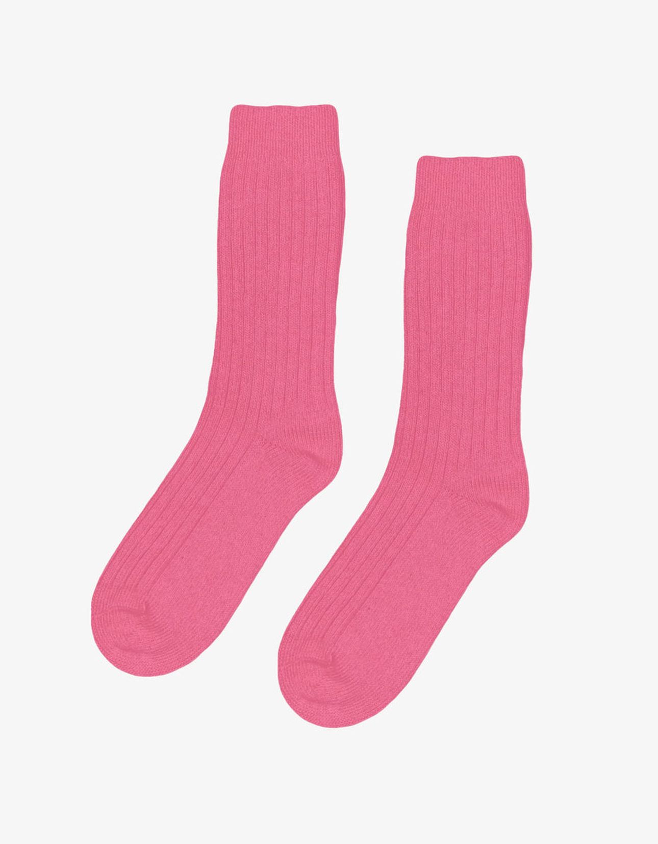 Merino Wool Blend Sock - Bubblegum Pink