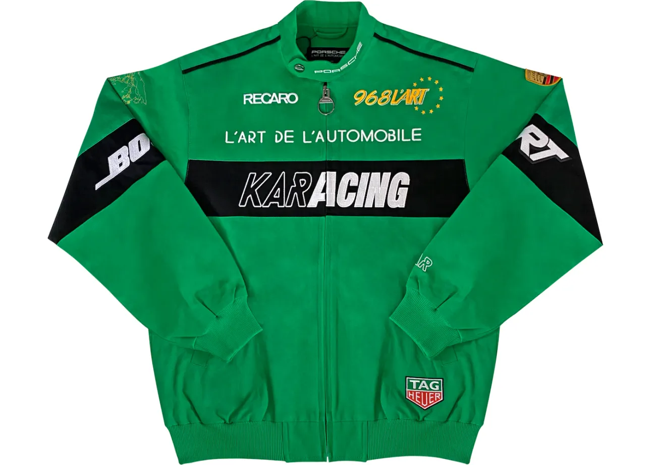 L'Art de L'Automobile Porsche 968 Design Team Jacket Green