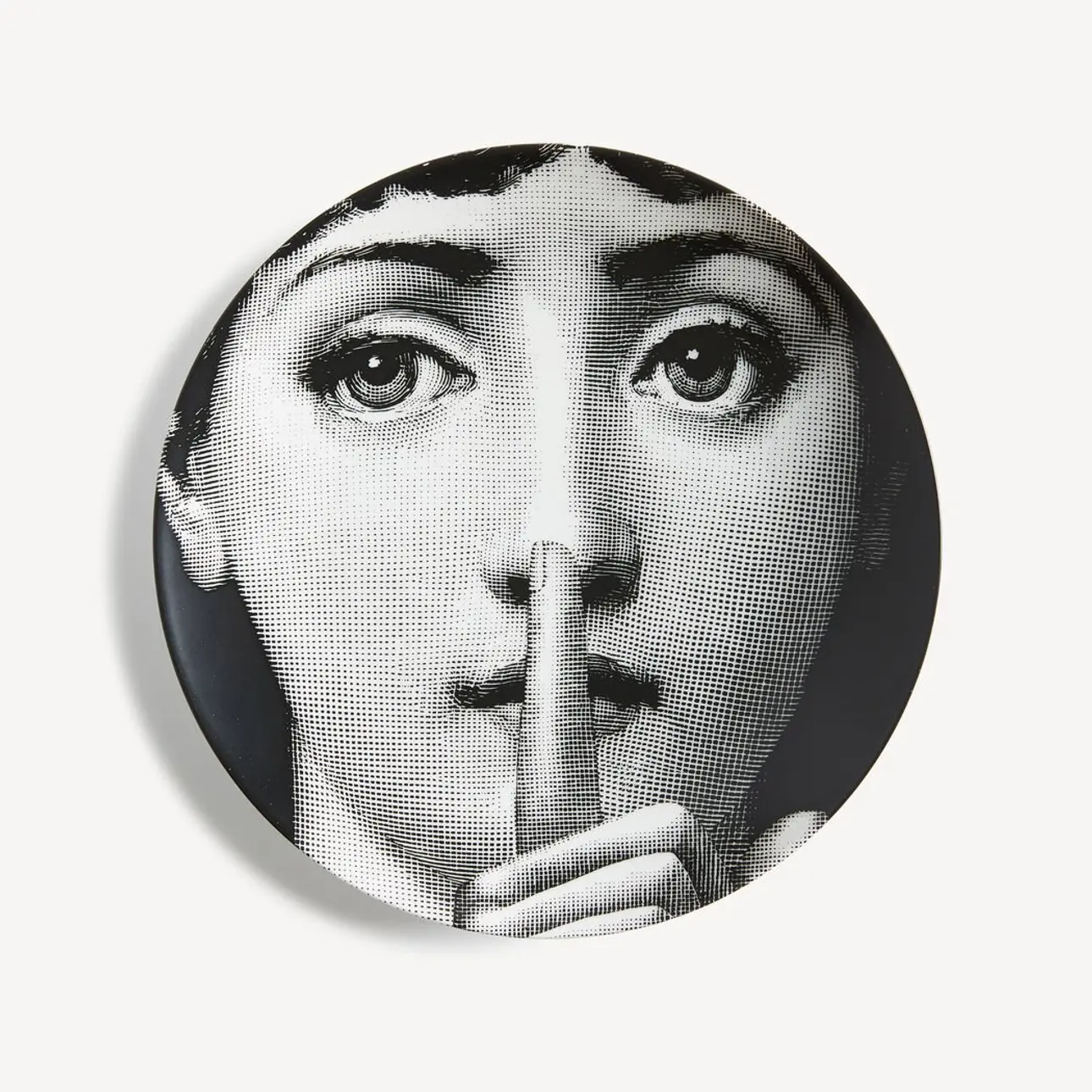 Piatto Tema e Variazioni n.334 in white/black | Fornasetti®