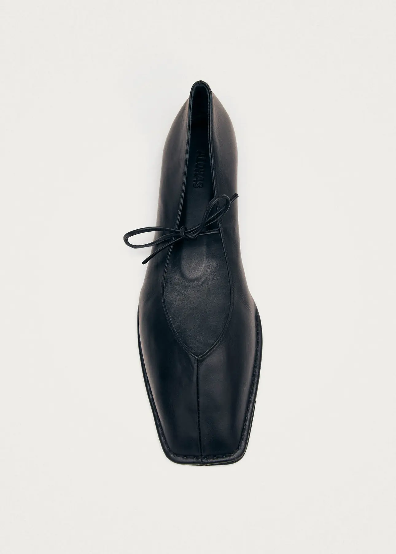 Sway Black Leather Ballet Flats | ALOHAS