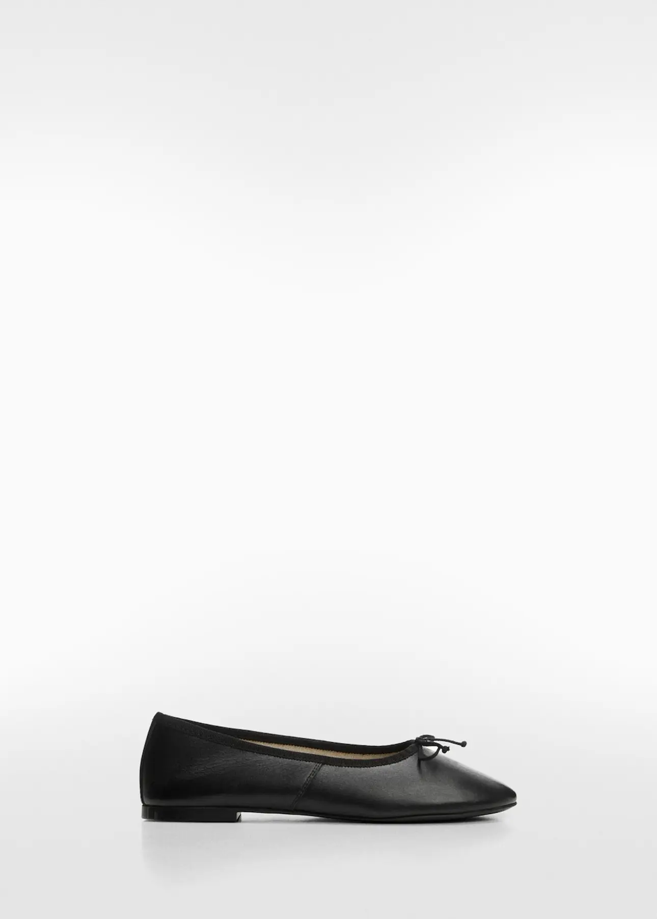 Ballerine pelle fiocco - Donna | MANGO OUTLET Italia