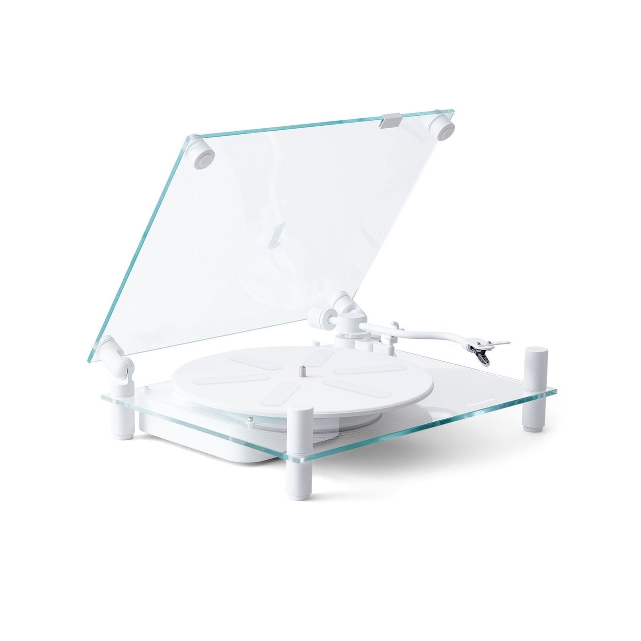 Transparent Turntable - Record Player - White – Transparent