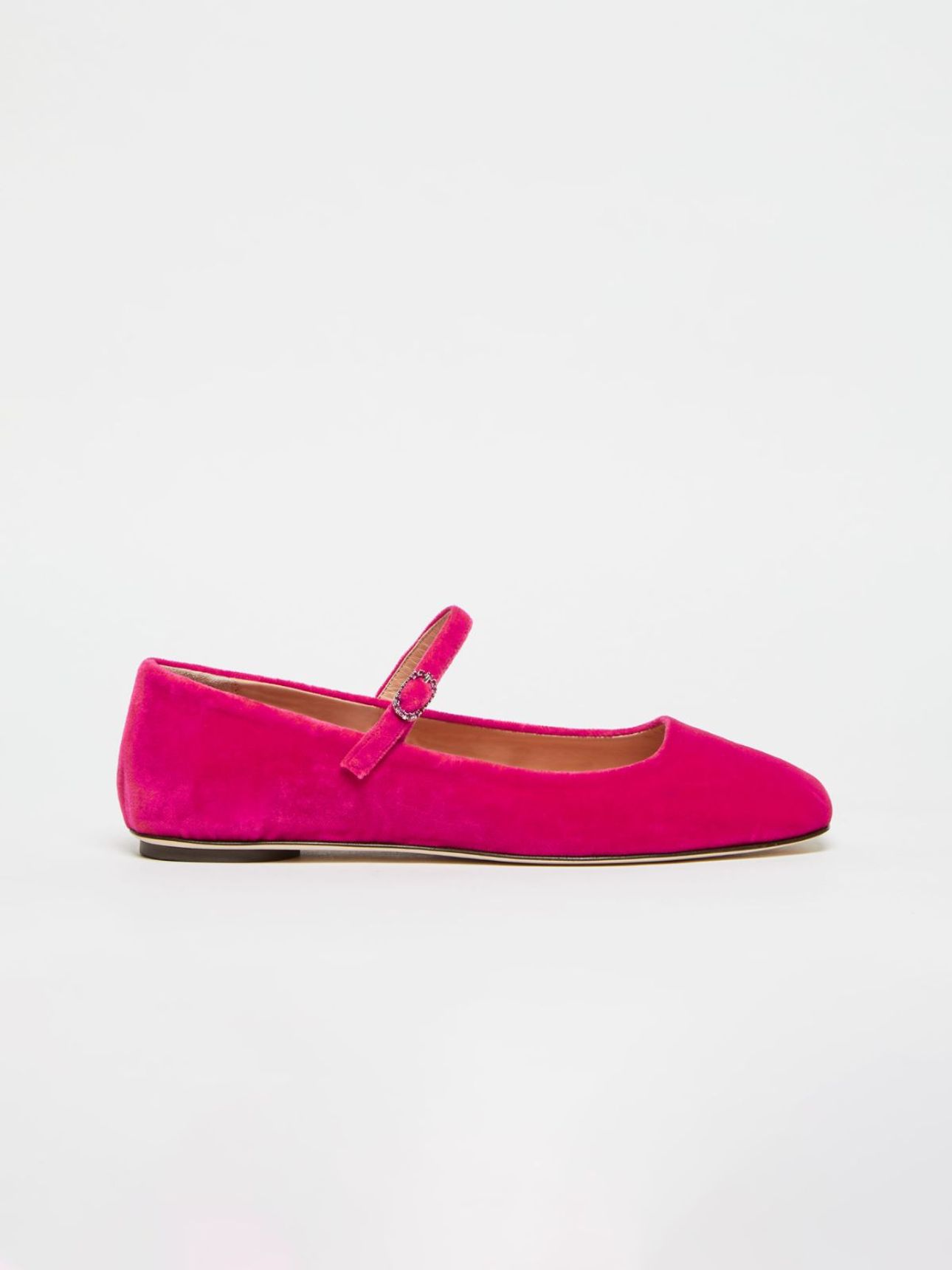 Ballerine di velluto, fuxia | Max&amp;Co.