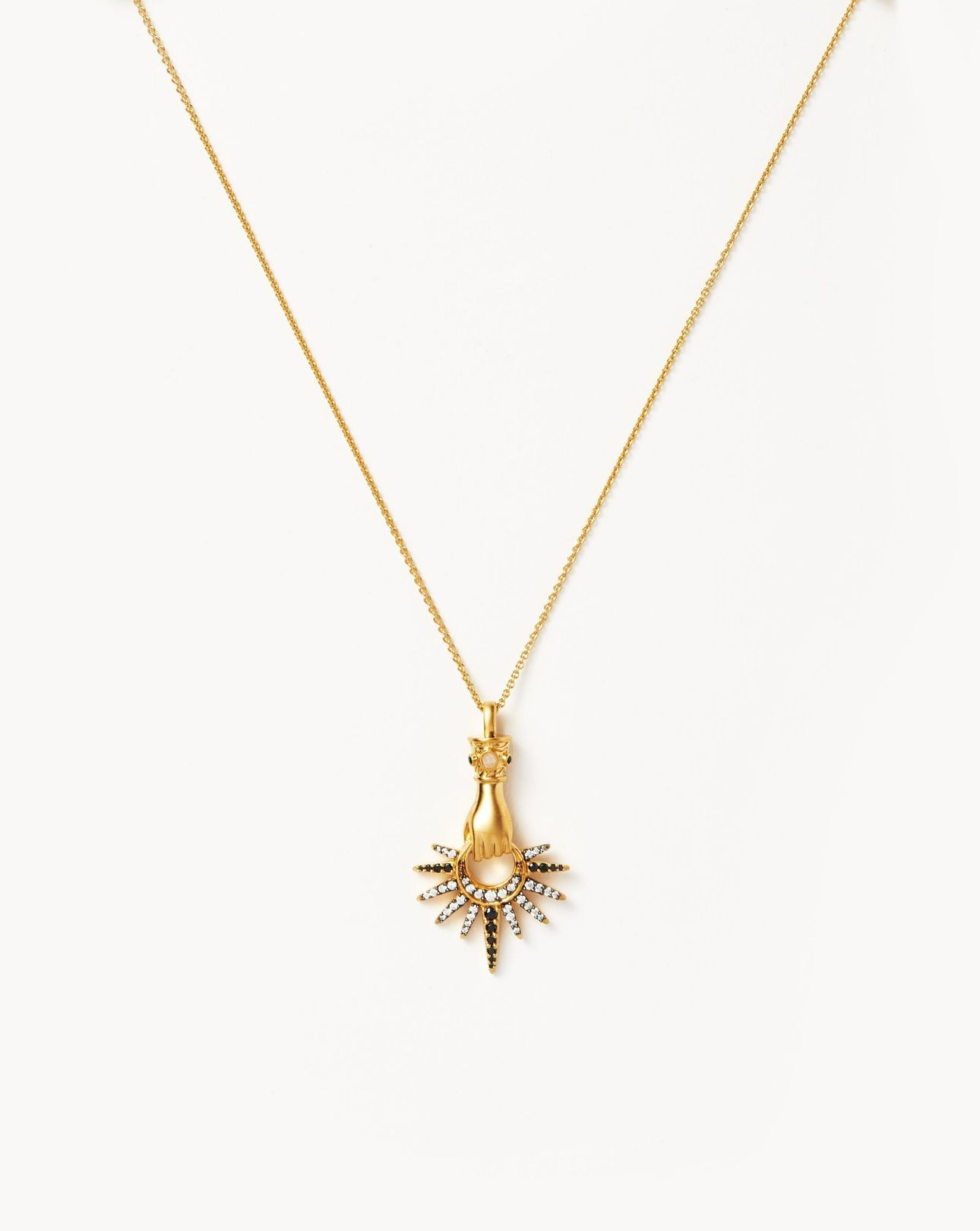 Harris Reed Star Catcher Pendant Necklace | 18ct Gold Plated Vermeil/P