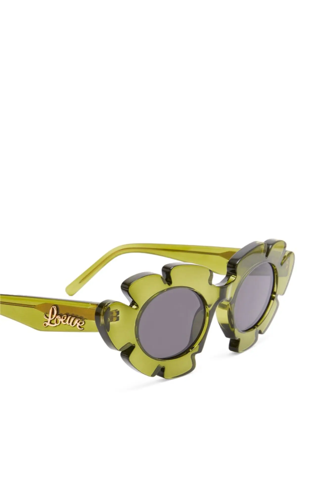 Flower sunglasses in injected nylon Cactus Green - LOEWE