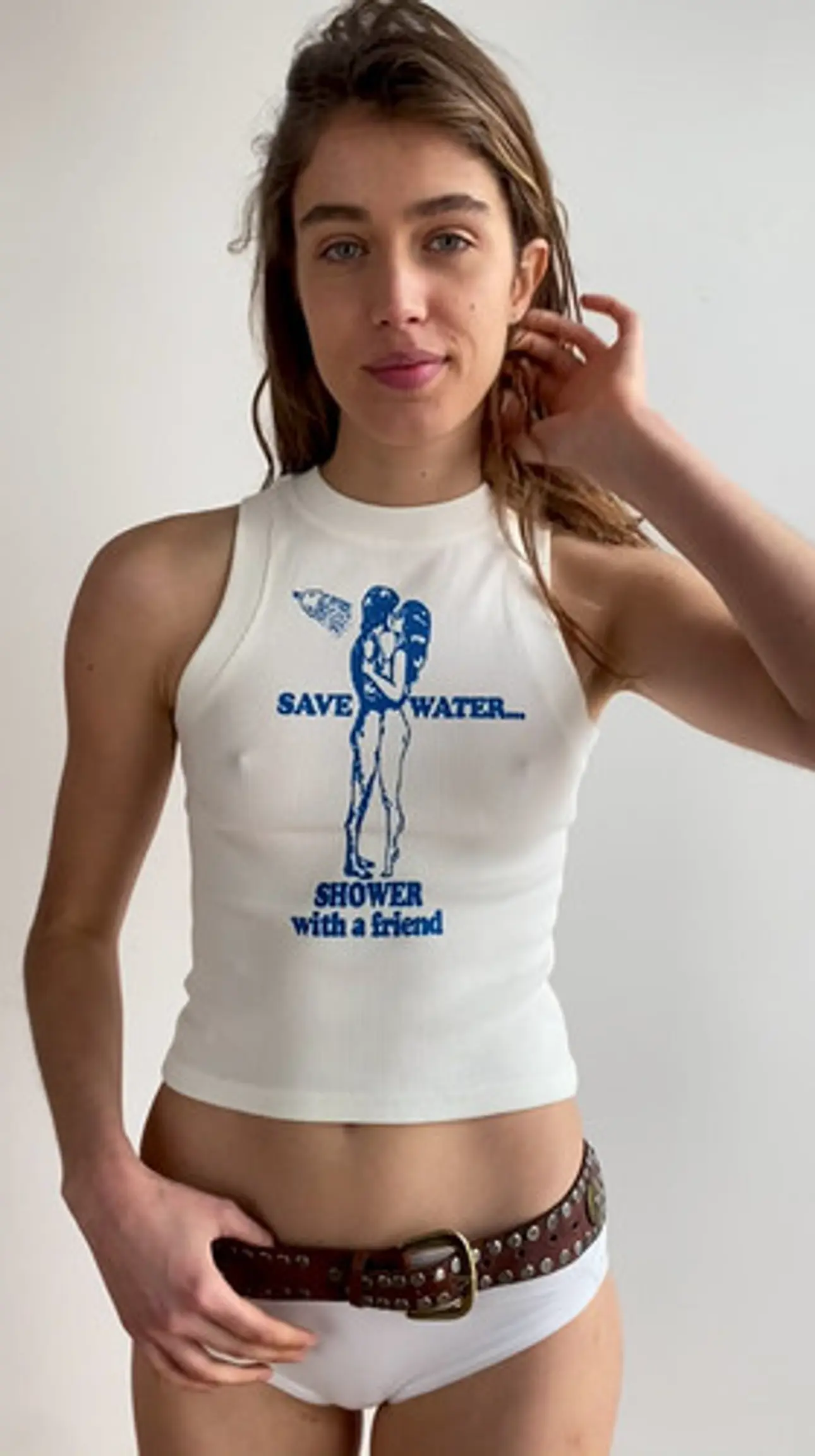 Save water.. shower with a friend tank top | MAISONRAPITO