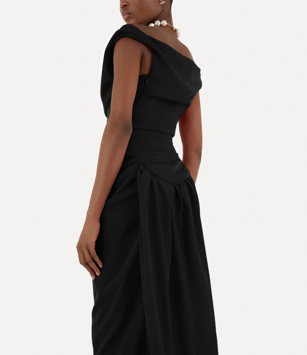 Long Ginnie Pencil Dress in black | Vivienne Westwood®