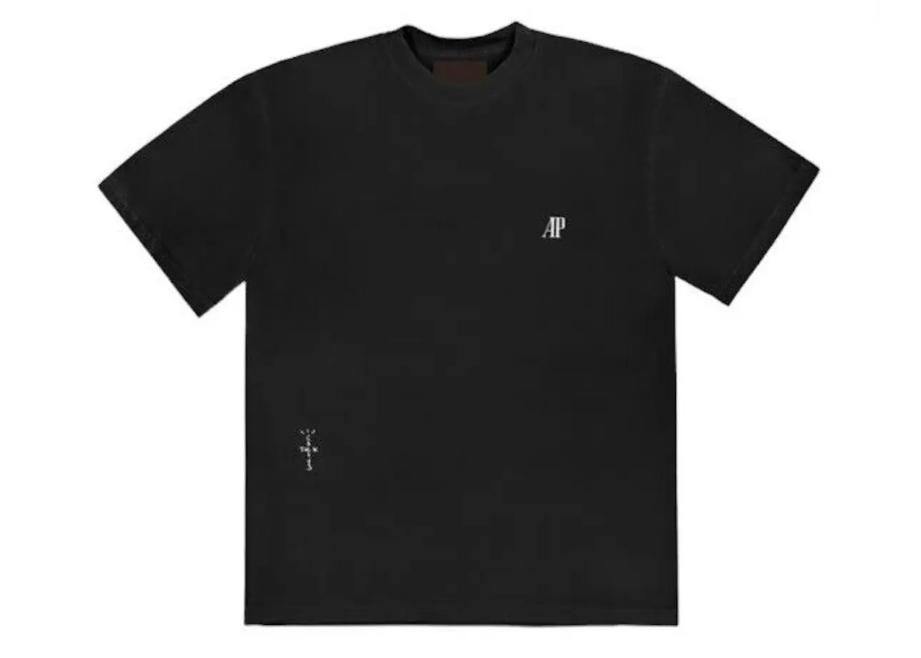 Travis Scott CJ x Audemars Piguet Vintage Tee Black