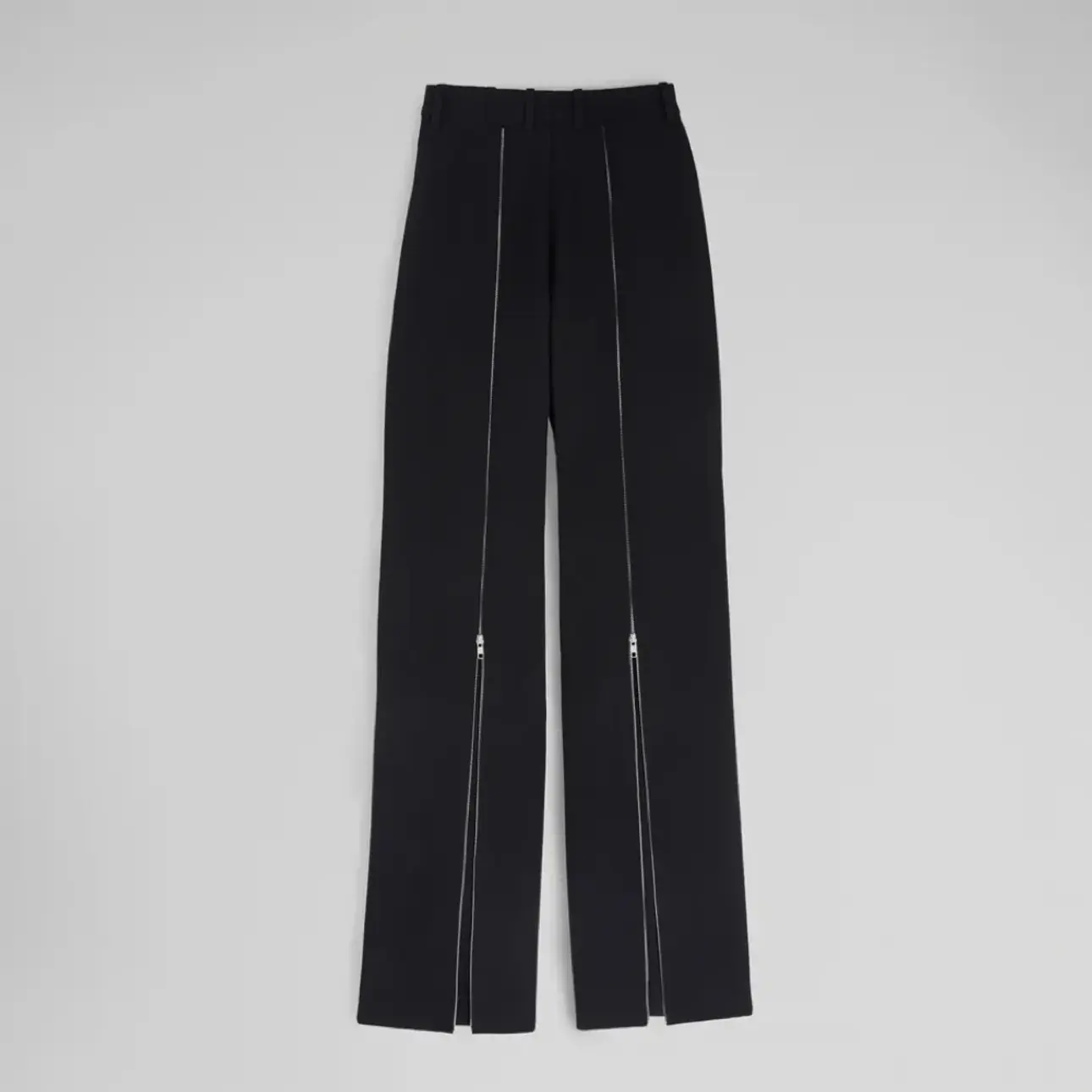 Zip Trousers in Black Wool | Phoebe Philo