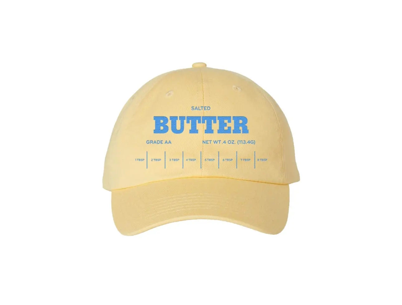 Salted Butter A Stick of Butter, Butter Hat Embroidered Dad Hat - Etsy UK