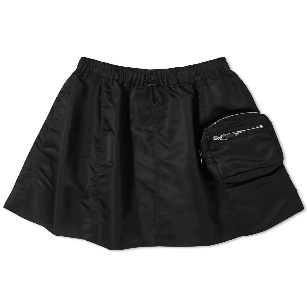 Toga Nylon Twill Mini Skirt Black | END.