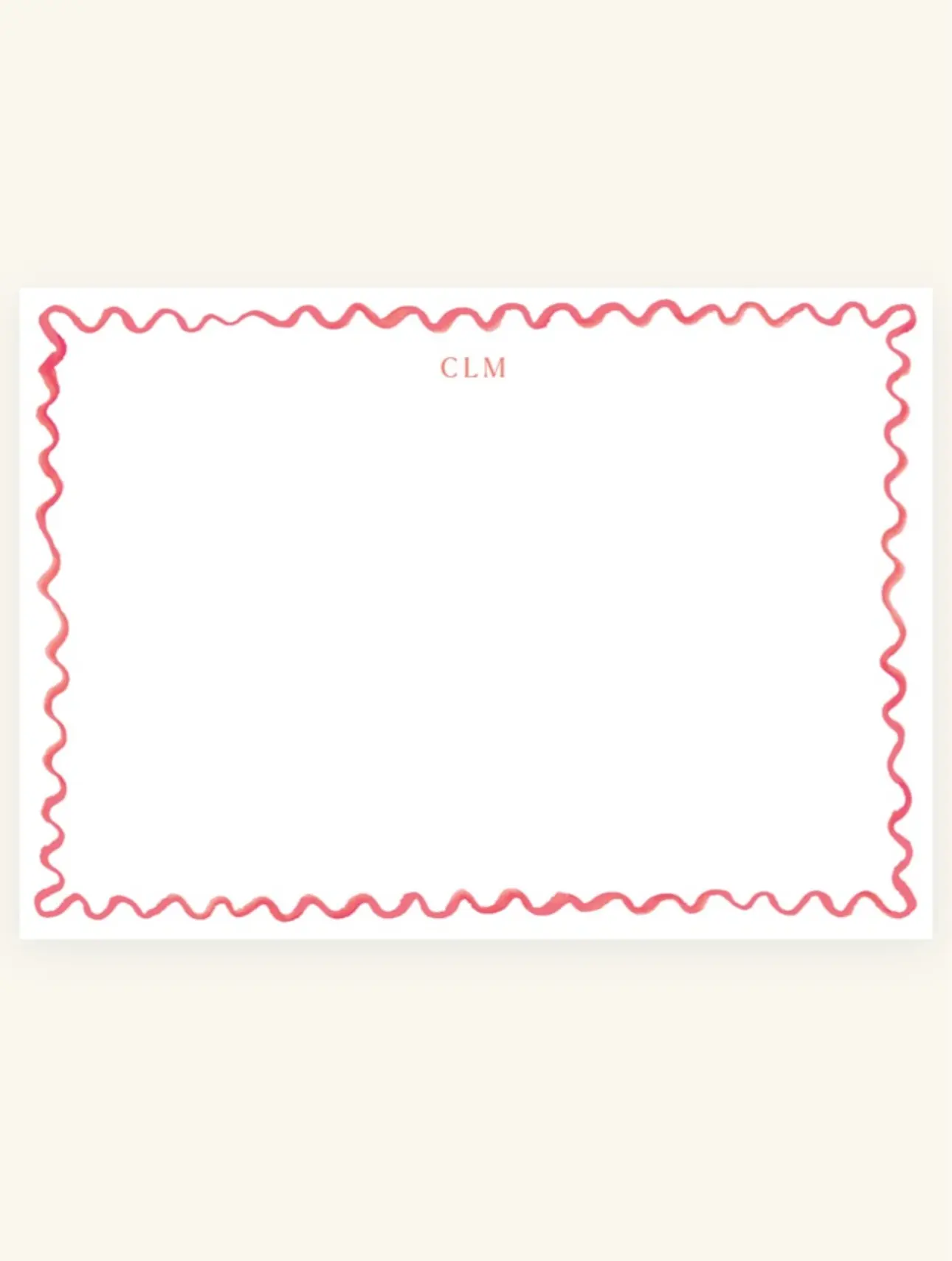 Wavy Trim | Notecard Set