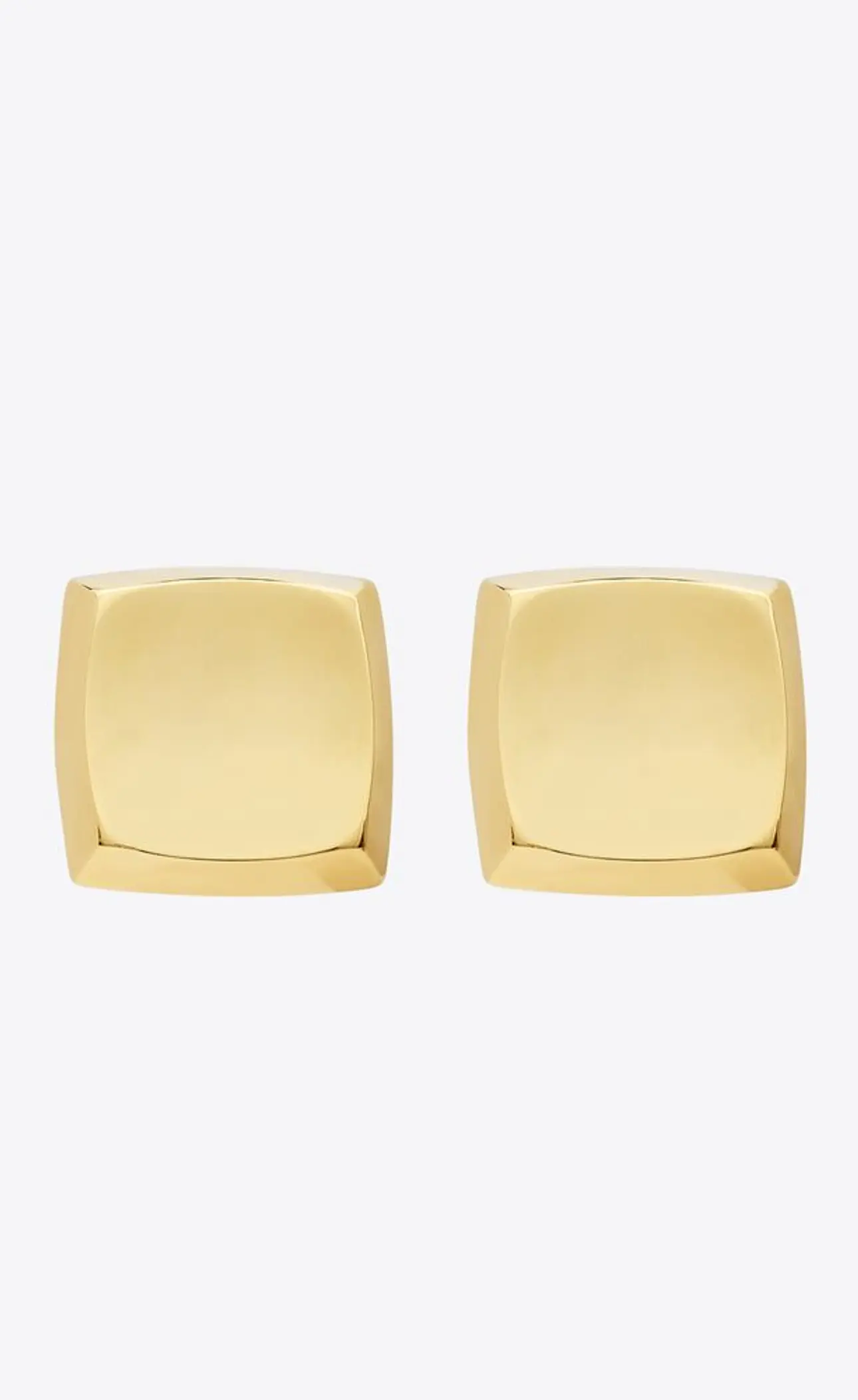 Boucles d’oreilles carrées en métal | Saint Laurent | YSL.com