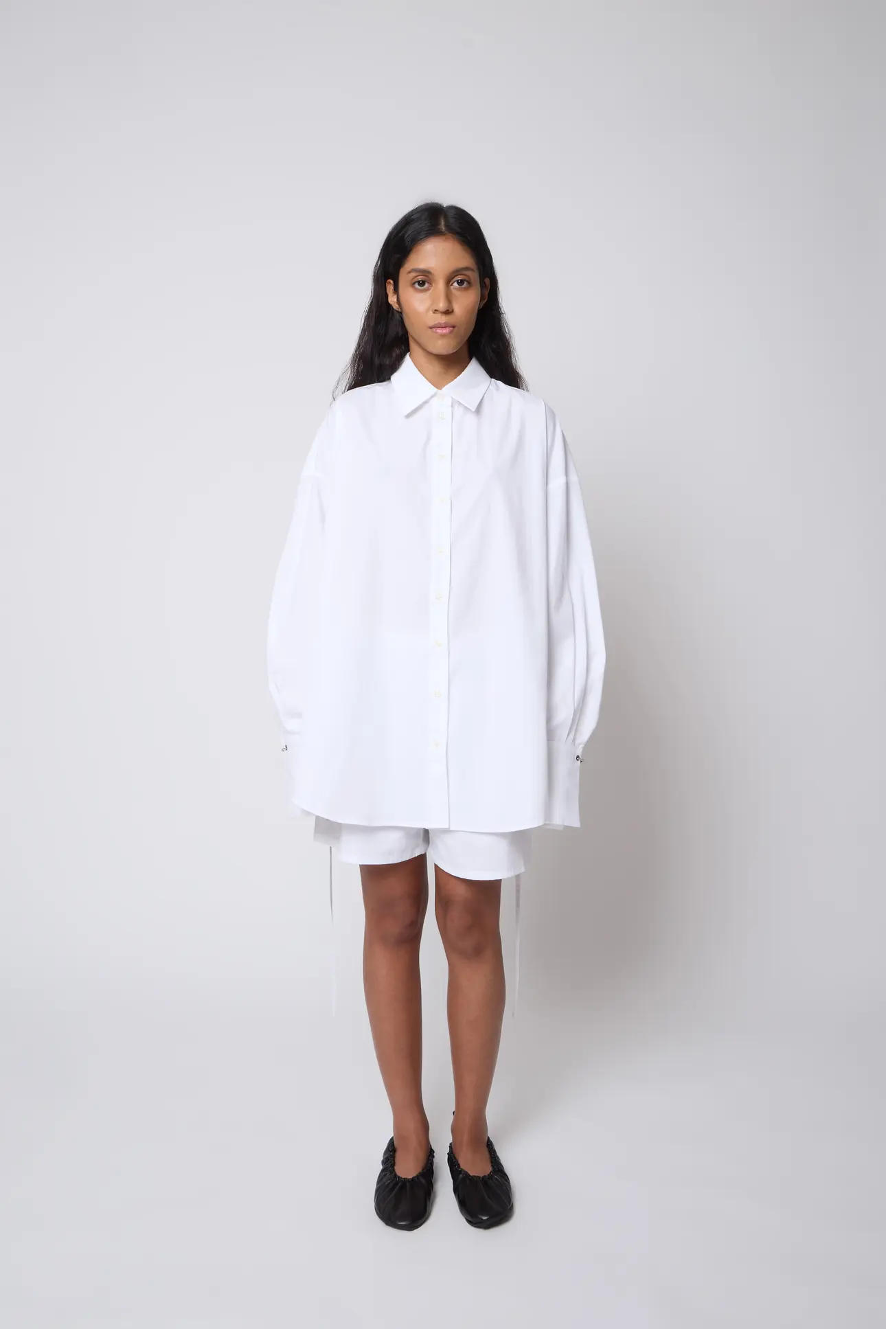 Camicia in White Cotton