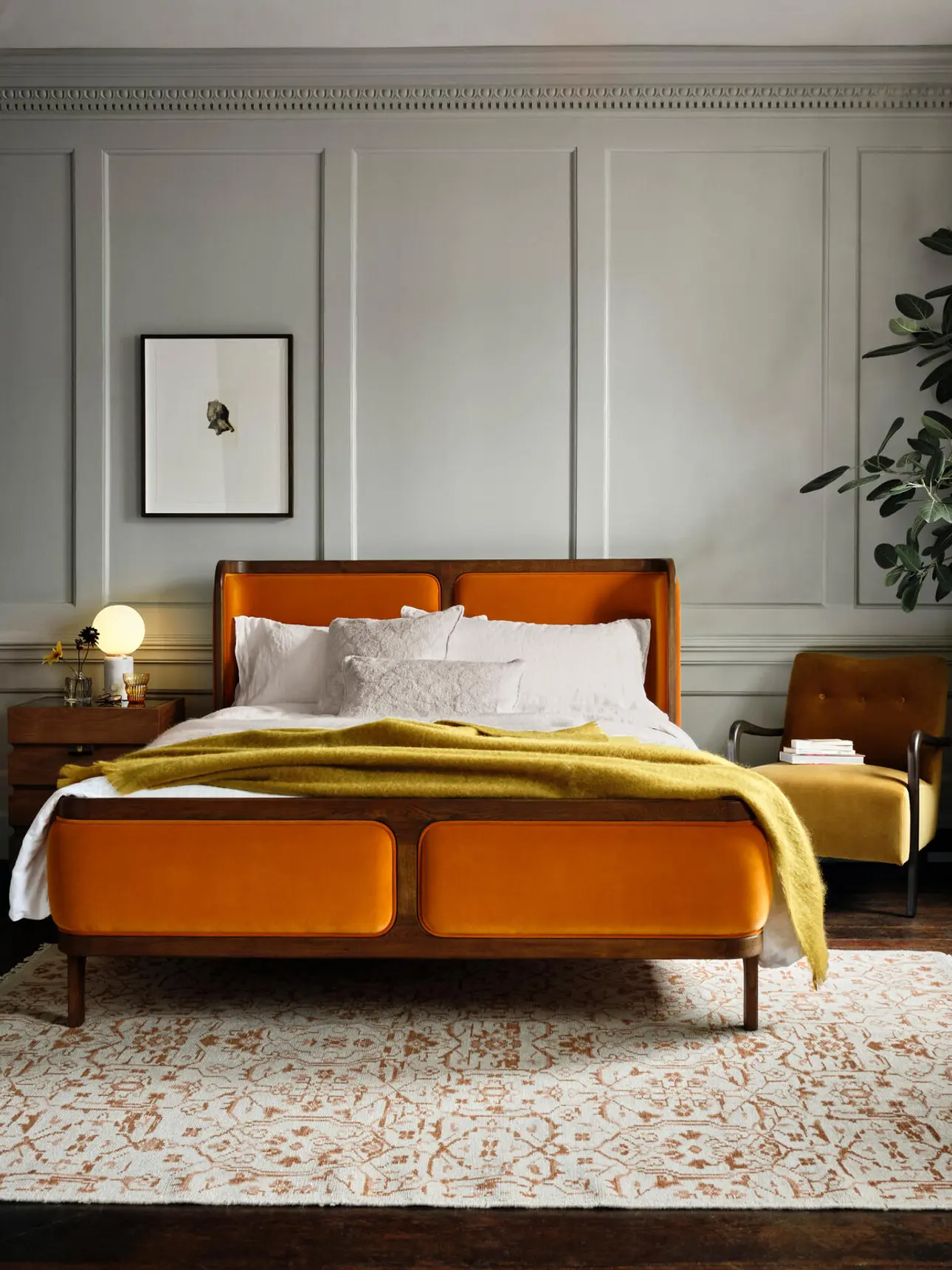 Belsa Bed, King, Steel - Soho Home