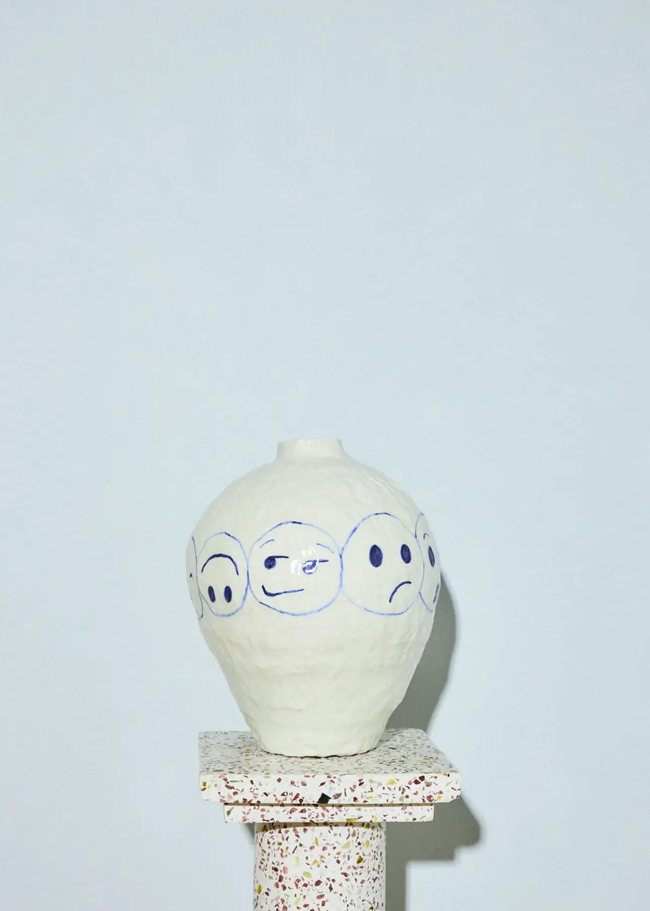 Sofi Gunnstedt | Emoji Vase | Hand Painted Vase | The Ode To