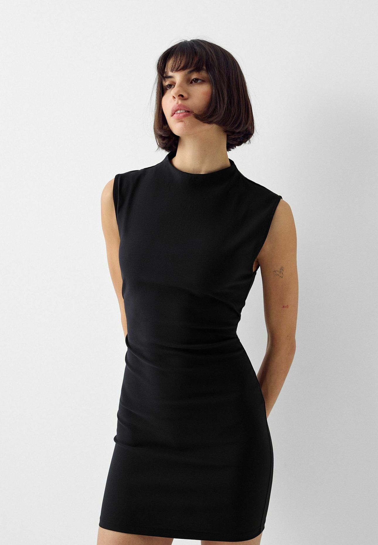 Bershka SLEEVELESS MINI - Tubino - black/nero - Zalando.it