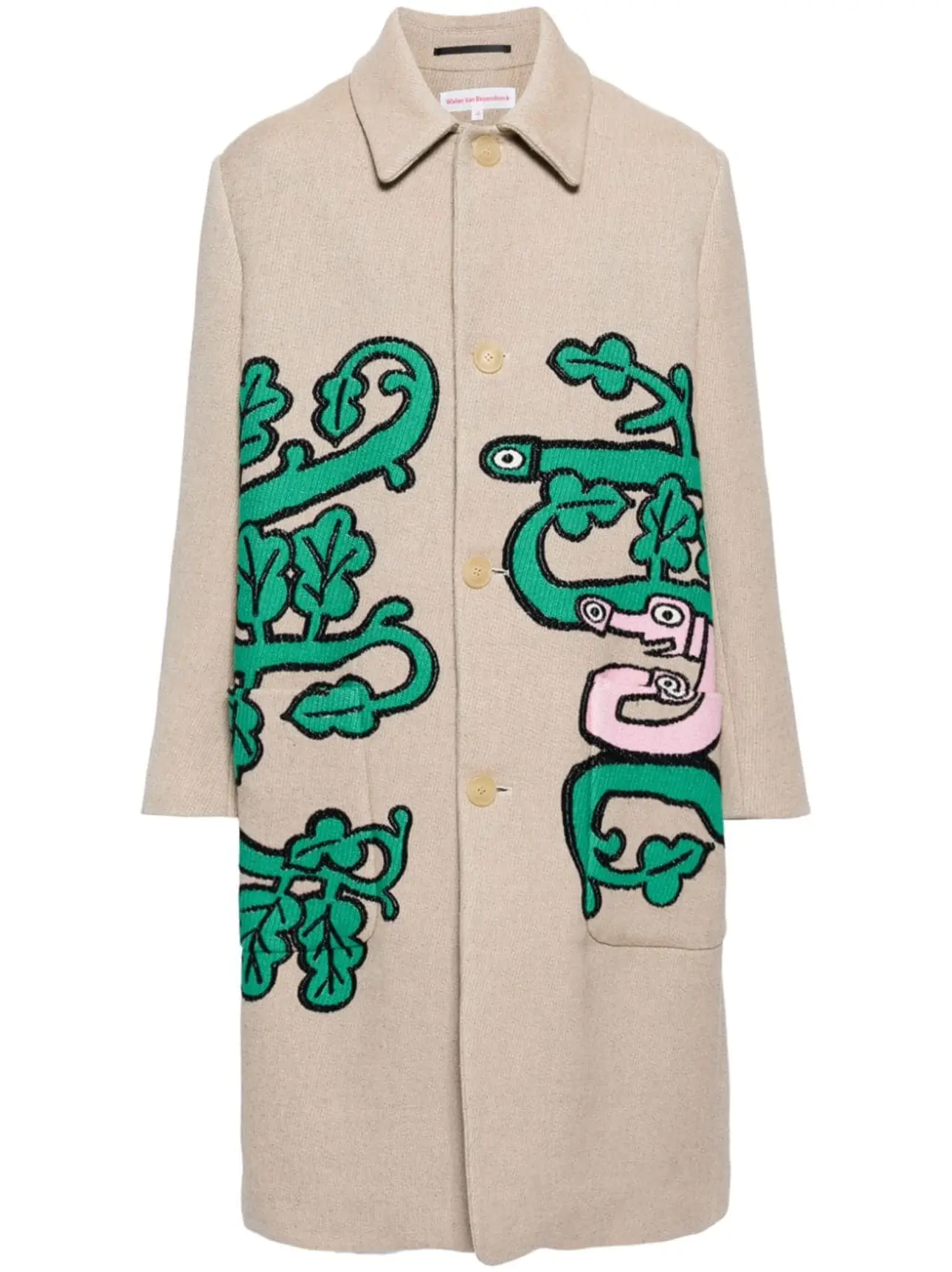 Walter Van Beirendonck Khiva Jacquard Coat - Farfetch