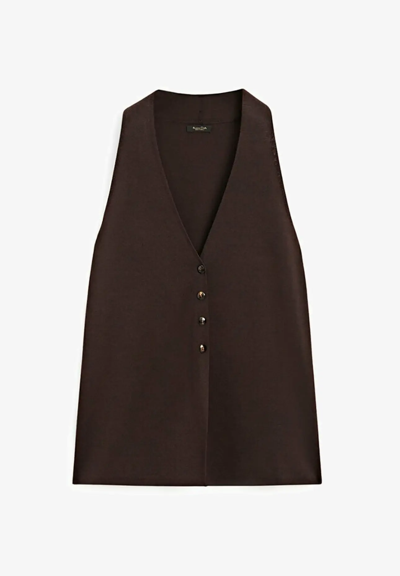 Massimo Dutti WITH BUTTONS AND OPENING - Smanicato - dark brown/marrone scuro - Zalando.it